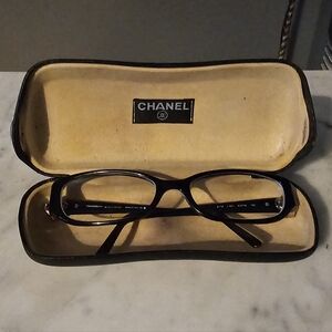 Authentic CHANEL Black prescription Eyeglasses 3112